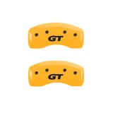 MGP 4 Caliper Covers Engraved Front Mustang Rear Sn95/Gt Yellow Finish Black Char 1997 Ford Mustang thumbnail 2