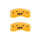 MGP 4 Caliper Covers Engraved Front Mustang Rear Sn95/Gt Yellow Finish Black Char 1997 Ford Mustang thumbnail 6