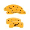 MGP 4 Caliper Covers Engraved Front Mustang Rear Sn95/Gt Yellow Finish Black Char 1997 Ford Mustang thumbnail 9
