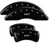 MGP 4 Caliper Covers Engraved Front & Rear MGP Black Finish Silver Char 2018 Volkswagen Atlas thumbnail 6
