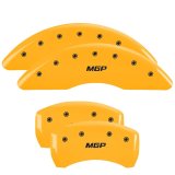 MGP 4 Caliper Covers Engraved Front & Rear MGP Yellow Finish Black Char 2019 Volkswagen Atlas thumbnail 1
