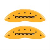 MGP 4 Caliper Covers Engraved F & R Broken D/Dodge Yellow Finish Black Char 2006 Dodge Durango thumbnail 1