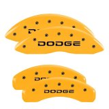 MGP 4 Caliper Covers Engraved F & R Broken D/Dodge Yellow Finish Black Char 2006 Dodge Durango thumbnail 3