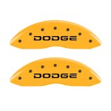 MGP 4 Caliper Covers Engraved F & R Broken D/Dodge Yellow Finish Black Char 2006 Dodge Durango thumbnail 6