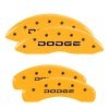 MGP 4 Caliper Covers Engraved F & R Broken D/Dodge Yellow Finish Black Char 2006 Dodge Durango thumbnail 8