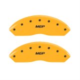 MGP 4 Caliper Covers Engraved Front & Rear MGP Yellow Finish Black Char 2001 Chevrolet Corvette thumbnail 1
