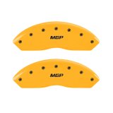 MGP 4 Caliper Covers Engraved Front & Rear MGP Yellow Finish Black Char 2001 Chevrolet Corvette thumbnail 4