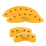 MGP 4 Caliper Covers Engraved Front & Rear MGP Yellow Finish Black Char 2001 Chevrolet Corvette thumbnail 5