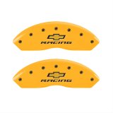 MGP 4 Caliper Covers Engraved F & R Chevy Racing Yellow Finish Black Char 1988 Chevrolet Corvette thumbnail 1
