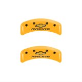 MGP 4 Caliper Covers Engraved F & R Chevy Racing Yellow Finish Black Char 1988 Chevrolet Corvette thumbnail 2