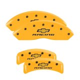 MGP 4 Caliper Covers Engraved F & R Chevy Racing Yellow Finish Black Char 1988 Chevrolet Corvette thumbnail 3