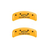MGP 4 Caliper Covers Engraved F & R Chevy Racing Yellow Finish Black Char 1988 Chevrolet Corvette thumbnail 5