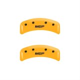 MGP 4 Caliper Covers Engraved Front & Rear MGP Yellow Finish Black Char 1997 Chevrolet Camaro thumbnail 2