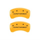 MGP 4 Caliper Covers Engraved F & R Gen 4/Camaro Yellow Finish Black Char 2000 Chevrolet Camaro thumbnail 2