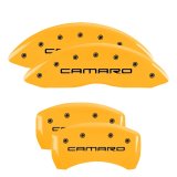 MGP 4 Caliper Covers Engraved F & R Gen 4/Camaro Yellow Finish Black Char 2000 Chevrolet Camaro thumbnail 7