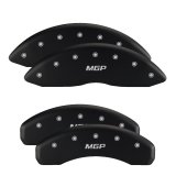 MGP 4 Caliper Covers Engraved F & R 100 Anniversary Red Finish Silver Char 2019 Chevrolet Tahoe thumbnail 3