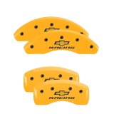 MGP 4 Caliper Covers Engraved F & R Chevy Racing Yellow Finish Black Char 2017 Chevrolet Cruze thumbnail 2