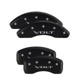 MGP 4 Caliper Covers Engraved Front & Rear Cruze Red Finish Silver Char 2017 Chevrolet Cruze thumbnail 7