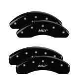 MGP 4 Caliper Covers Engraved Front & Rear MGP Black Finish Silver Char 2019 Toyota CH-R thumbnail 1