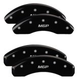 MGP 4 Caliper Covers Engraved Front & Rear MGP Black Finish Silver Char 2019 Toyota CH-R thumbnail 4