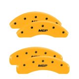 MGP 4 Caliper Covers Engraved Front & Rear MGP Yellow Finish Black Char 2019 Toyota CH-R thumbnail 3