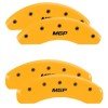 MGP 4 Caliper Covers Engraved Front & Rear MGP Yellow Finish Black Char 2019 Toyota CH-R thumbnail 6