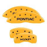 MGP 4 Caliper Covers Engraved Front & Rear Pontiac Yellow Finish Black Char 2001 Pontiac Firebird thumbnail 6