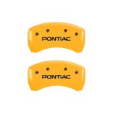 MGP 4 Caliper Covers Engraved Front & Rear Pontiac Yellow Finish Black Char 2001 Pontiac Firebird thumbnail 9