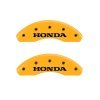 MGP 2 Caliper Covers Engraved Front Honda Yellow Finish Black Characters 1998 Honda Civic thumbnail 6