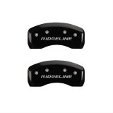 MGP 4 Caliper Covers Engraved Front & Rear Ridgeline Black Finish Silver Char 2019 Honda Ridgeline thumbnail 2