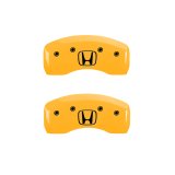 MGP 4 Caliper Covers Engraved Front Honda Rear H Logo Yellow Finish Black Char 2002 Honda Civic thumbnail 9
