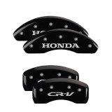 MGP 4 Caliper Covers Engraved Front Honda Rear CR-V Black Finish Silver Char 2018 Honda CR-V thumbnail 1
