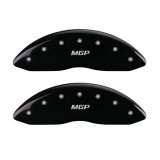 MGP 4 Caliper Covers Engraved Front & Rear MGP Black Finish Silver Characters 2016 BMW I8 thumbnail 4
