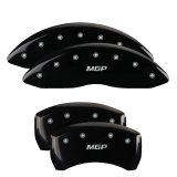 MGP 4 Caliper Covers Engraved Front & Rear MGP Black Finish Silver Characters 2016 BMW I8 thumbnail 6