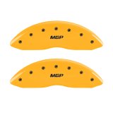 MGP 4 Caliper Covers Engraved Front & Rear MGP Yellow Finish Black Characters 2015 BMW I8 thumbnail 4