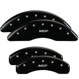 MGP 4 Caliper Covers Engraved Front & Rear MGP Black Finish Silver Characters 2011 BMW 750Li thumbnail 3