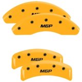 MGP 4 Caliper Covers Engraved Front & Rear MGP Yellow Finish Black Characters 1991 BMW 325 thumbnail 4