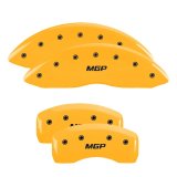 MGP 4 Caliper Covers Engraved Front & Rear MGP Yellow Finish Black Char 2005 Mercedes-Benz Cl500 thumbnail 3