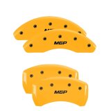 MGP 4 Caliper Covers Engraved Front & Rear MGP Yellow Finish Black Char 2005 Mercedes-Benz Cl500 thumbnail 7