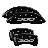 MGP 4 Caliper Covers Engraved Front & Rear 300/2017 Black Finish Silver Char 2014 Chrysler 300 thumbnail 4