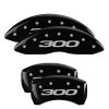 MGP 4 Caliper Covers Engraved Front & Rear 300/2017 Black Finish Silver Char 2014 Chrysler 300 thumbnail 6