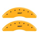 MGP 4 Caliper Covers Engraved Front & Rear MGP Yellow Finish Black Char 2017 Cadillac CT6 thumbnail 5