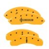 MGP 4 Caliper Covers Engraved Fr Lincoln Rr Star Logo Yellow Finish Blk Char 2002 Lincoln Blackwood thumbnail 8