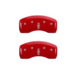 MGP 4 Caliper Covers Engraved Fr Lincoln Rr Star Logo Red Finish Sil Char 2018 Lincoln Continental thumbnail 4