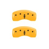MGP 4 Caliper Covers Engraved Fr Lincoln Rr Star Logo Yellow Finish Blk Char 17 Lincoln Continental thumbnail 6