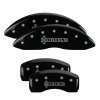 MGP 4 Caliper Covers Engraved Front & Rear Lincoln Black Finish Silver Char 2018 Lincoln Continental thumbnail 4