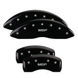 MGP 4 Caliper Covers Engraved Front & Rear MGP Black Finish Silver Char 2017 Lincoln Continental thumbnail 3