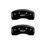 MGP 4 Caliper Covers Engraved Front & Rear MGP Black Finish Silver Char 2017 Lincoln Continental thumbnail 8
