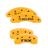 MGP 4 Caliper Covers Engraved Front & Rear MGP Yellow Finish Black Char 2007 Lexus SC430 thumbnail 5