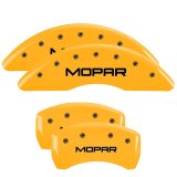 MGP 4 Caliper Covers Engraved Front & Rear MGP Yellow Finish Black Char 2002 Jeep Grand Cherokee thumbnail 5